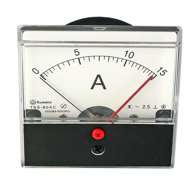 Double pointer ammeter