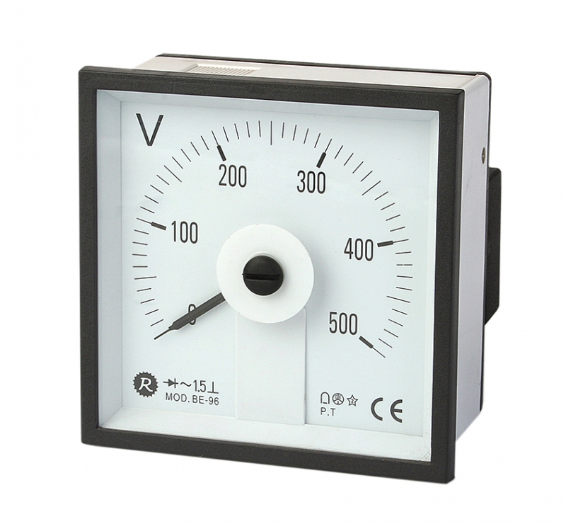 Wide angle AC voltmeter-BE-96